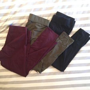 Aerie large leggings. 3 pairs